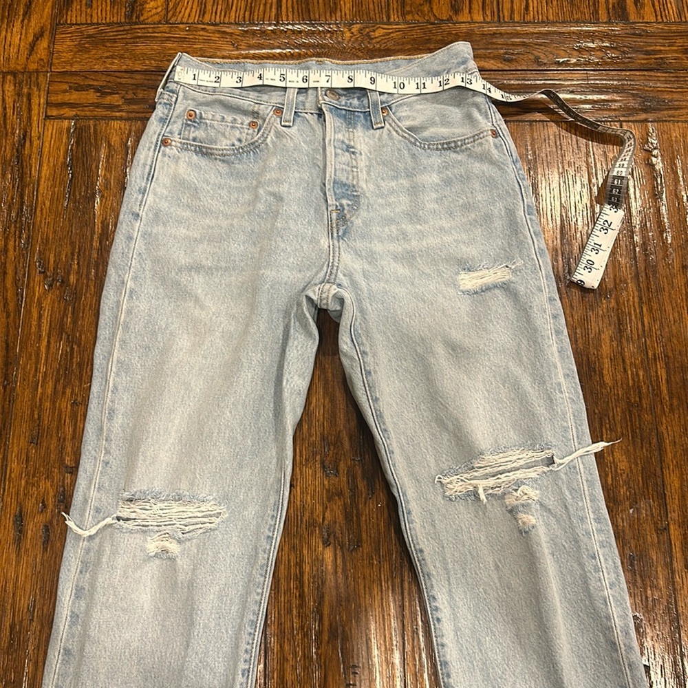 Women’s Levi 501 straight leg W26 L30 worn once from Nordstrom